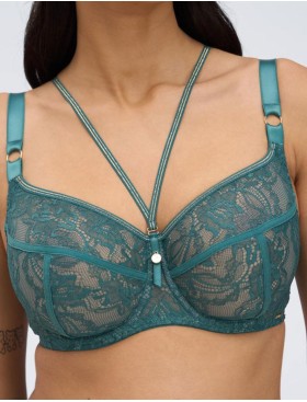 Бюстгальтер кружевной мягкий Alles CHIARA GOLD M зеленый, Цвет: зеленый, Размеры: 90H
