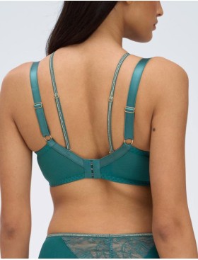 Бюстгальтер кружевной мягкий Alles CHIARA GOLD M зеленый, Цвет: зеленый, Размеры: 90H, изображение 2