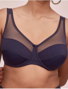 Бюстгальтер мягкий Alles HAVANA 01 M синий, Цвет: синий, Размеры: 70F