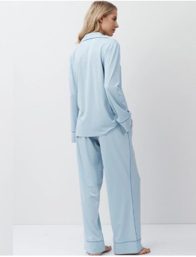 Пижама женская со штанами Aruelle BREA, Цвет: светло-голубой, Размеры: S, изображение 3