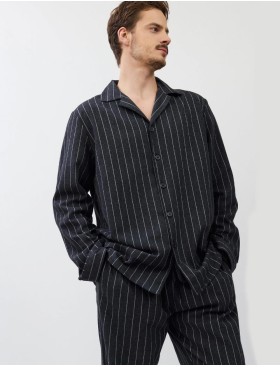 Хлопковая мужская пижама Aruelle CALEB, Цвет: графит, Размеры: L