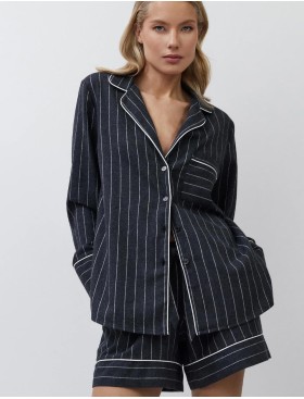 Пижама женская с шортами Aruelle CASEY, Цвет: графит, Размеры: XS