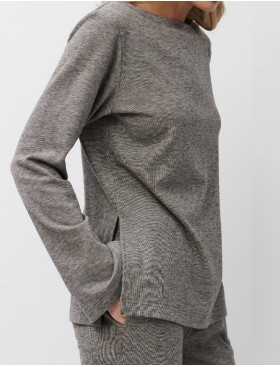 Домашний костюм Aruelle DAVINA SET BROWN, Цвет: тауп, Размеры: XS, изображение 4