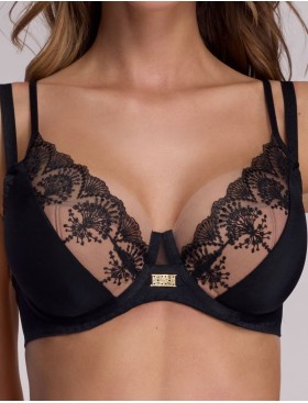 Бюстгальтер полупоролон Ava BASIC 2198 PU black, Цвет: черный, Размеры: 90C