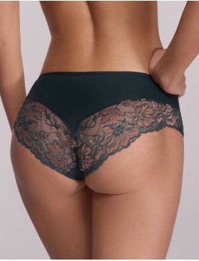 Трусы слипы Ava LUXURY 2175 figi azure, Цвет: морской, Размеры: L, изображение 2