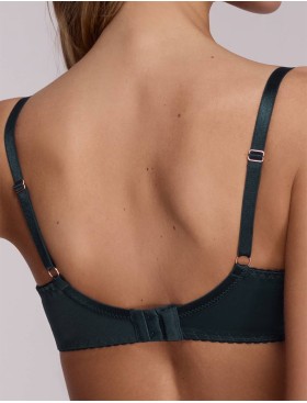 Мягкий бюстгальтер с подкроем Ava LUXURY 2175 M azure, Цвет: морской, Размеры: 90H, изображение 5