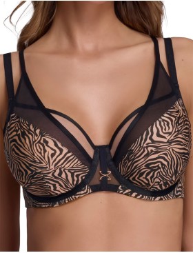 Бюстгальтер мягкий Ava REBEL 2193 M animal print, Цвет: тигр, Размеры: 75H