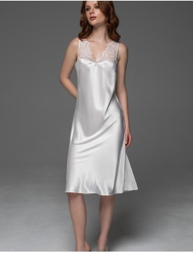 Сорочка с кружевными бретелями Mia-Amore ADELAIDA 4668 белый, Цвет: белый, Размеры: 2XL