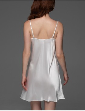 Сорочка из шёлка и кружева Mia-Amore ADELAIDA 4700 белый, Цвет: белый, Размеры: 3XL, изображение 2