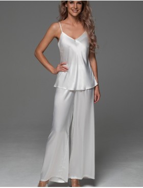 Шёлковый комплект-тройка Mia-Amore ADELAIDA 4706 белый, Цвет: белый, Размеры: 2XL, изображение 3