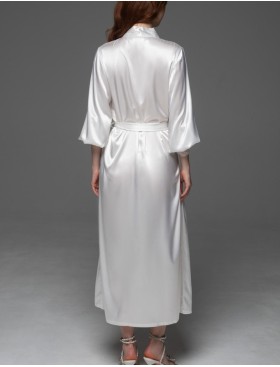 Халат с кружевными манжетами Mia-Amore ADELAIDA 4708 белый, Цвет: белый, Размеры: L/XL, изображение 4