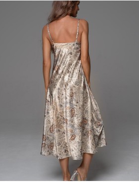 Длинная сорочка на бретелях Mia-Amore LIVIA 4356, Цвет: мультицвет, Размеры: 2XL, изображение 3