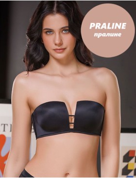 Бюстгальтер планж пуш-ап Mioocchi NAOMI 8313 praline, Цвет: praline (пралине), Размеры: 85C, изображение 2