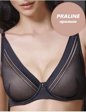 Легкий бюстгальтер спейсер Mioocchi NAOMI 8318 praline, Цвет: praline (пралине), Размеры: 75D