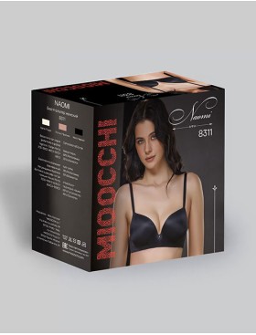 Гладкий формованный бюстгальтер Mioocchi NAOMI 8311 cipria, Цвет: cipria (пудровый), Размеры: 90D, изображение 3