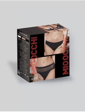 Стринги с завышенной талией Mioocchi NAOMI 8413 cipria, Цвет: cipria (пудровый), Размеры: M, изображение 3