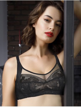 Бюстгальтер-топ без косточек Mioocchi AMANDA 8341 nero, Цвет: nero (черный), Размеры: 90D, изображение 4