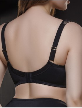 Бюстгальтер с мягкими чашками Mioocchi AMANDA 8342 nero, Цвет: nero (черный), Размеры: 90E, изображение 2