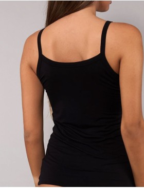 Майка на узких бретелях Sielei TODAY 6000 nero, Цвет: nero (черный), Размеры: 2XL, изображение 2