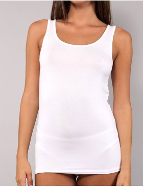 Майка из модала широкие бретели Sielei TODAY 6004 milk, Цвет: milk (молоко), Размеры: 2XL