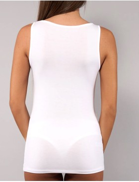 Майка из модала широкие бретели Sielei TODAY 6004 milk, Цвет: milk (молоко), Размеры: 2XL, изображение 4