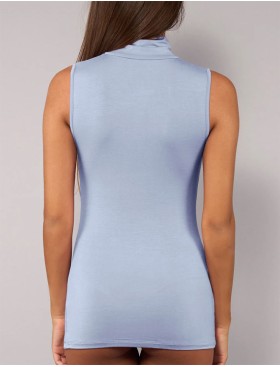 Майка с высоким воротом Sielei TODAY 6006 denim, Цвет: denim (джинсовый), Размеры: M, изображение 2