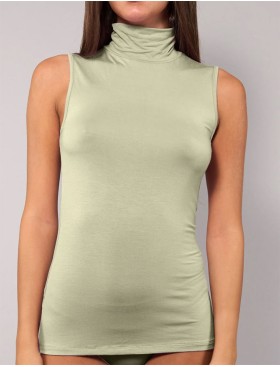 Майка с высоким воротом Sielei TODAY 6006 verde militare, Цвет: verde militare (зелё, Размеры: M