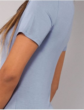 Женская футболка из модала Sielei TODAY 6008 denim, Цвет: denim (джинсовый), Размеры: M, изображение 4