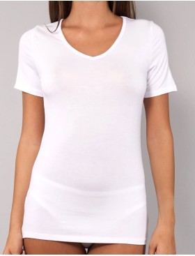 Женская футболка из модала Sielei TODAY 6008 milk, Цвет: milk (молоко), Размеры: M, изображение 4