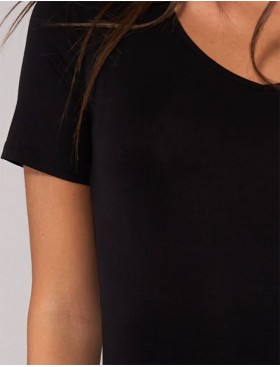 Женская футболка из модала Sielei TODAY 6008 nero, Цвет: nero (черный), Размеры: M, изображение 3