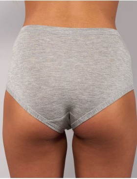 Трусы слип-миди из модала Sielei TODAY 6009 grigio melange, Цвет: grigio melange (серы, Размеры: M, изображение 2