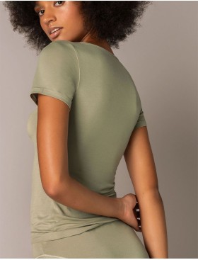 Футболка с коротким рукавом Sielei TODAY 6010 verde militare, Цвет: verde militare (зелё, Размеры: M, изображение 2