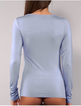 Футболка с длинным рукавом Sielei TODAY 6012 denim, Цвет: denim (джинсовый), Размеры: M, изображение 2