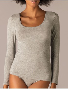 Футболка с длинным рукавом Sielei TODAY 6012 grigio melange, Цвет: grigio melange (серы, Размеры: M