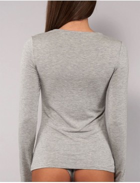 Футболка с длинным рукавом Sielei TODAY 6012 grigio melange, Цвет: grigio melange (серы, Размеры: M, изображение 2