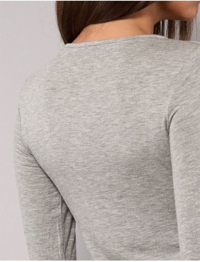 Футболка с длинным рукавом Sielei TODAY 6012 grigio melange, Цвет: grigio melange (серы, Размеры: M, изображение 4