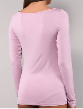 Кофта с вырезом-лодочкой Sielei TODAY 6014 malva, Цвет: malva (лиловый), Размеры: M, изображение 3