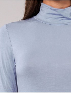 Боди-водолазка Sielei TODAY 6018 denim, Цвет: denim (джинсовый), Размеры: S, изображение 3