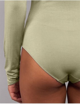 Боди-водолазка Sielei TODAY 6018 verde militare, Цвет: verde militare (зелё, Размеры: S, изображение 4