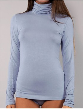 Водолазка из модала Sielei TODAY 6020 denim, Цвет: denim (джинсовый), Размеры: M