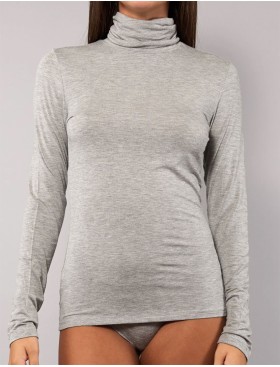 Водолазка из модала Sielei TODAY 6020 grigio melange, Цвет: grigio melange (серы, Размеры: M