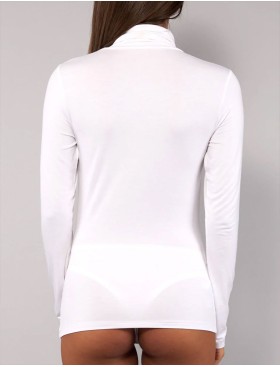 Водолазка из модала Sielei TODAY 6020 milk, Цвет: milk (молоко), Размеры: M, изображение 2