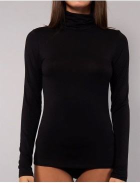 Водолазка из модала Sielei TODAY 6020 nero, Цвет: nero (черный), Размеры: L