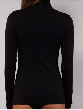 Водолазка из модала Sielei TODAY 6020 nero, Цвет: nero (черный), Размеры: L, изображение 2