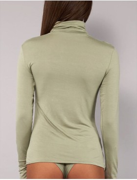 Водолазка из модала Sielei TODAY 6020 verde militare, Цвет: verde militare (зелё, Размеры: M, изображение 2