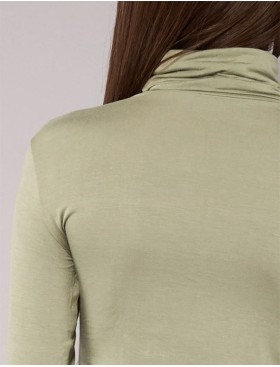 Водолазка из модала Sielei TODAY 6020 verde militare, Цвет: verde militare (зелё, Размеры: M, изображение 4