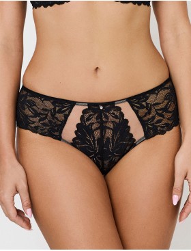 Кружевные трусы бразилиана Subtille BELLA BLACK NEW brazilian, Цвет: черный, Размеры: M