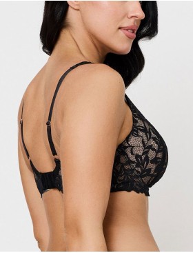 Бюстгальтер балконет тюльпан Subtille BELLA BLACK NEW full cup, Цвет: черный, Размеры: 75G, изображение 2