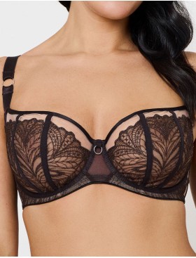 Мягкий бюстгальтер балконет Subtille SILVIA CHOCO balconette soft, Цвет: шоколадный, Размеры: 75H