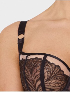 Мягкий бюстгальтер балконет Subtille SILVIA CHOCO balconette soft, Цвет: шоколадный, Размеры: 75H, изображение 4